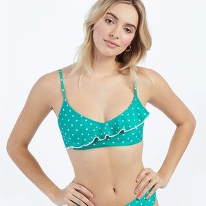 Summersalt NWOT The Ruffle Marina Bikini Top